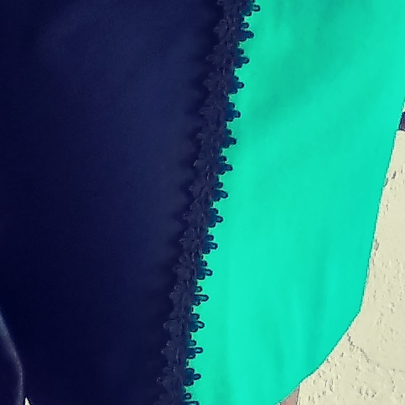 Embellished ColorBlock Skirt - Picture 2 of 2